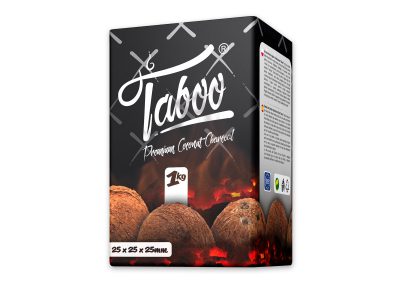 TABOO PREMIUM COCO CARBÓN NATURAL 1kg